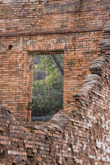 Old Brick Building in ruins