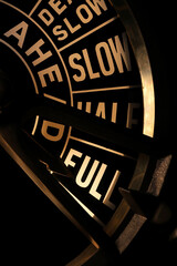 engine order telegraph in full ahead position © Björn Wylezich