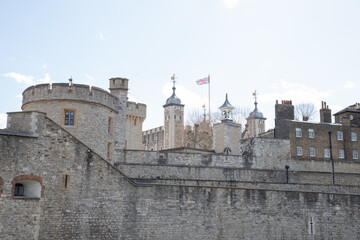 Fototapeta na wymiar The beautiful Tower castle in London