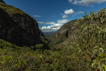 natural landscape in Serra do Cipó in the city of Santana do Riacho, State of Minas Gerais, Brazil