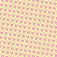 seamless pattern with hearts