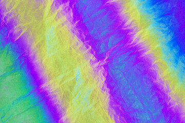 Gaudy color palette. Neon colors. Holographic gradient