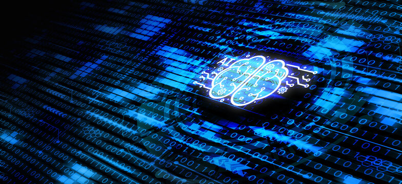 AI, artificial intelligence, intelligent ai brian, sentient, conscious, generative ai, Internet Technology Concept.