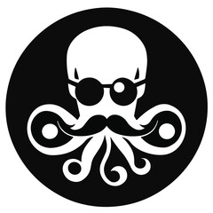octopus with sunglasses logo