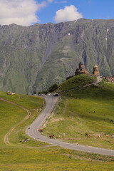 mountain road in the mountains