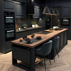 modern kitchen interior