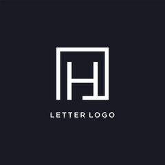 Letter logo design idea with creative style