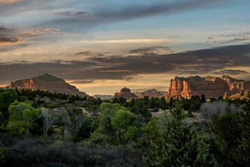 Fototapeta na wymiar Beautiful view of spectacular rocks in Sedona, Arizona, USA.
