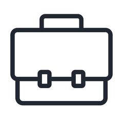 Office briefcase icon. Stock vector - obrazy, fototapety, plakaty