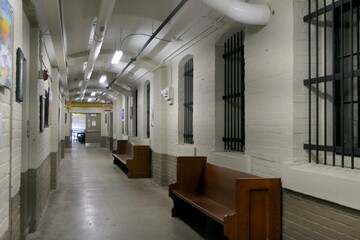 Zellentrakt im alten Gefängnis von Jackson, Michigan