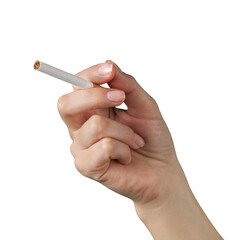 Hand Holding a Cigarette
