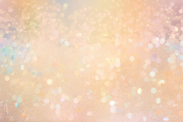 Fototapeta na wymiar champagne gold sparkle glitter and confetti background