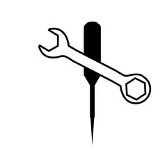 MECHANICAL TOOLS icon design template vector