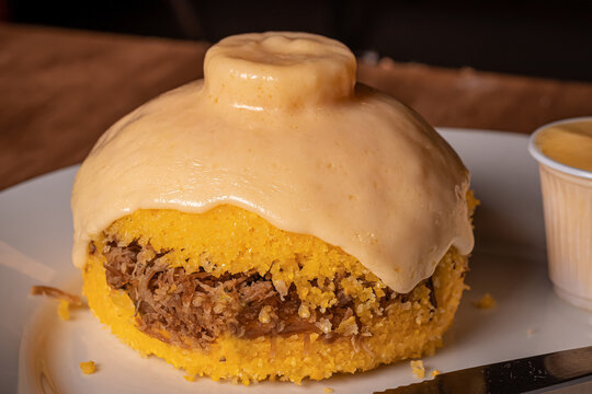 Northeastern couscous with sun-dried meat and mozzarella cheese