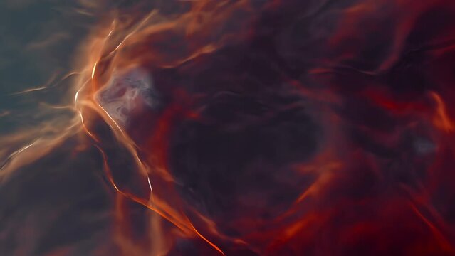 dynamic background with turbulent wavy surface, liquid live wallpaper, 4K abstract animation