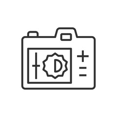 Camera Brightness Icon