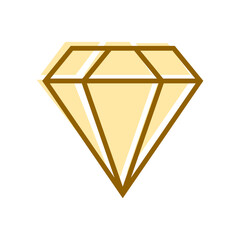 diamond icon vector logo template