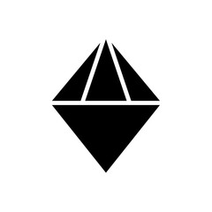 diamond icon vector logo template