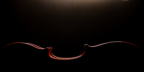 abstract light violin