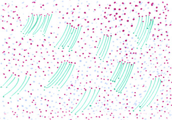 Abstract felt-tip pen spot on white paper. Hand-drawn background. Stylish highlight elements for design.