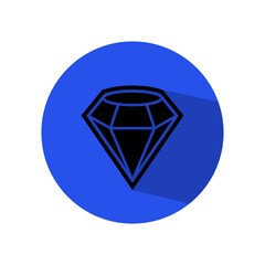 diamond icon vector logo template