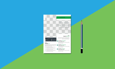 Marketing Agency Flayer is fully layered and very easy to edit template for any kind of Marketing business.