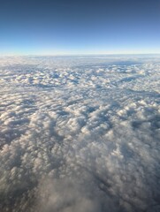 Fototapeta na wymiar Cloudscape from airplane