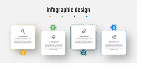 Infographic template elements. Premium Vector
