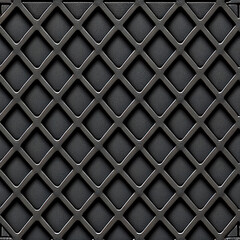 Seamless Texture of Metal Grid Flooring Tiles- Generative AI