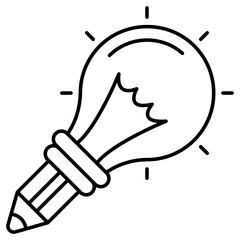 An icon design of creative writing 