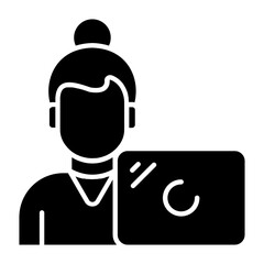 Programmer Glyph Icon