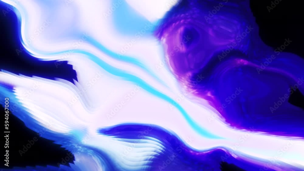 Poster abstract shimmering wavy background on a black background. motion. flowing colorful fluttering textu