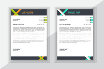 Stylish Corporate Business Letterhead Template.