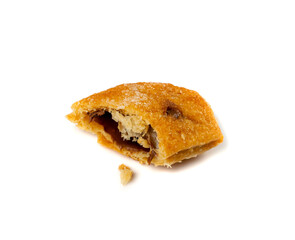Small Italian Puff Pastry Isolated. Puff Pastries Biscuits, Mini Sweet Bakery