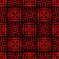 Textured abstract background in red combined with black