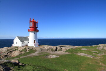 Fototapeta na wymiar Lindesnes lighthouse