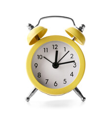 Alarm clock isolated on white background