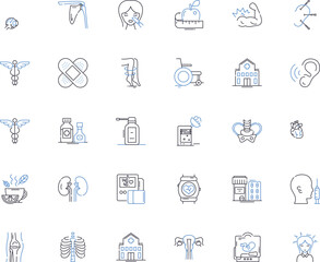 Education and learning line icons collection. Knowledge, Learning, Teaching, Curriculum, Classroom, Pedagogy, Instruction vector and linear illustration. Mastery,Wisdom,Scholarship outline signs set