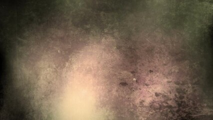 Pale colors and green light cemetery outline horror grunge looping animated background