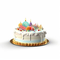 Birthday cake, Generative AI
