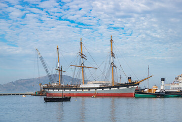 Square-Rigger Balclutha at the San Francisco Maritime National Historical Park