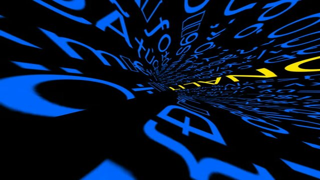 Mental disorder tunnel - antisocial personality disorder vertical video