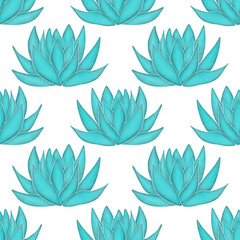 Colorful  lotus seamless pattern. Repeat digital paper for scrapbooking, textile and paper products, 