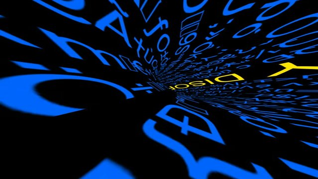 Mental disorder tunnel - avoidant personality disorder vertical video