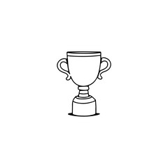 trophy illustration vector with concept