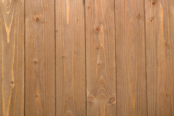 Fototapeta premium View of brown wooden texture as background