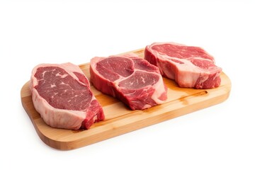 raw beef steak. Generative AI