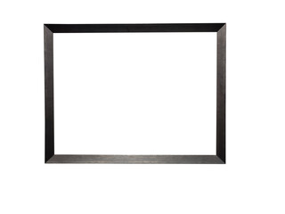 Black Frame Isolated / Empty Frame Mock up / Frame isolated on white background / Bilderrahmen /...