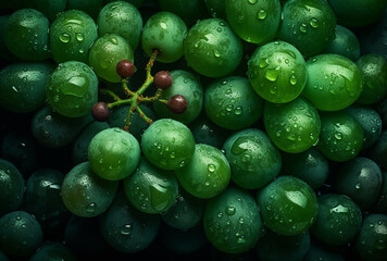 Juicy Grapes - Freshly Picked from the Vine

Indulge in the fresh and juicy flavor of just-picked grapes. This close-up image showcases the plump and ripe fruits fresh from the vine.