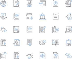 Research wing line icons collection. Innovation, Analysis, Discovery, Experiment, Insight, Investigation, Methodology vector and linear illustration. Observation,Evidence,Hypothesis outline signs set
